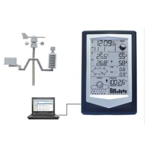 WS1040 Professional Weather Station With PC Link Household Wireless Thermometer Hygrometer Barometric Pressure Weather Forecast