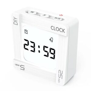 Creative Fashion Scientific Timer Management Tomato Timing Reminder Flip Four Square Home Decor