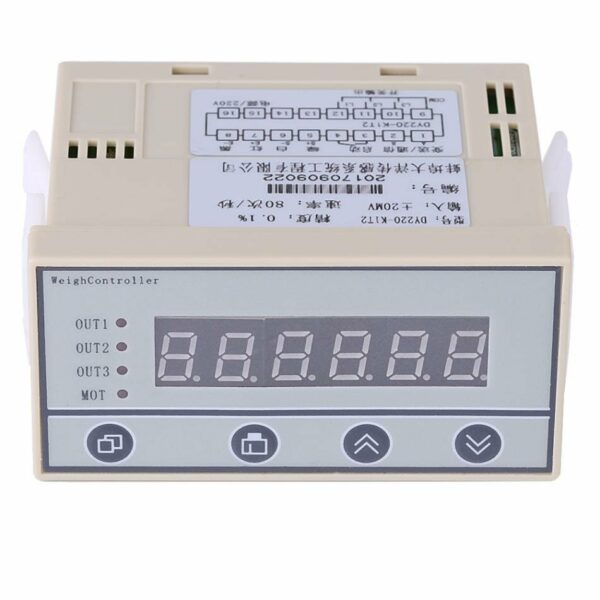 Weighing System Controller 220V High Accuracy Weighing Controller Weight Indicator 6-Digit LED Display Tool