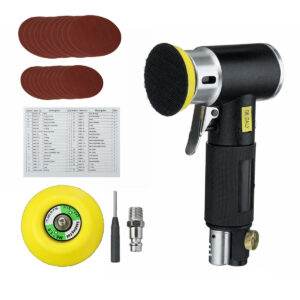 2'' 3'' Mini Air Sander Dual Action Random Air Orbital Sander Polisher Grinder Pneumatic Sander Sanding Tools Air Angle Polishing Sander