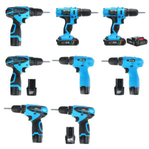 21V/16.8V/12V Li-ion Battery Electric Cordless Drill Screwdriver Driver Repair Tool 1/2 Speed