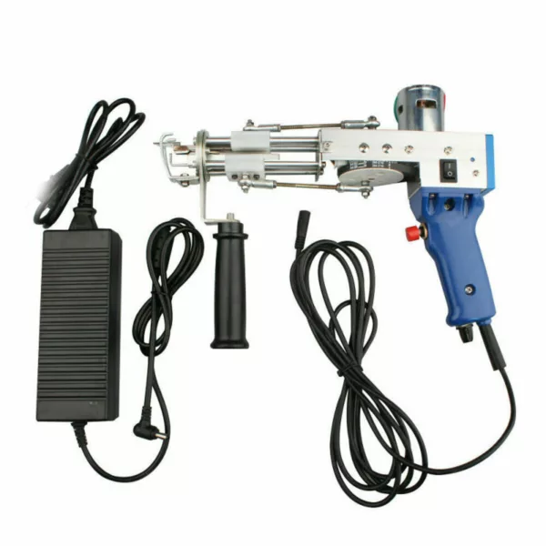 Cut Pile Tufting Guns Carpet Weaving Flocking Machine Set Hand-Held Electric Punch Needle Looped Pile Rug Tools AU Plug