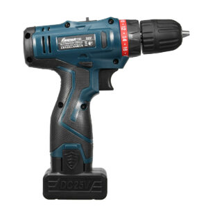 Lomvum 220V Input 25V Output  Li-Ion Cordless Electric Hammer Drill Driver Hand Kit 2 Speed LED