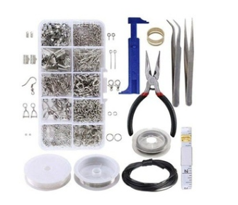 10 Grid Accessories Combination Set Open Ring Close Ring Lobster Clasp Ring Feed Ring Hand Tool Pliers