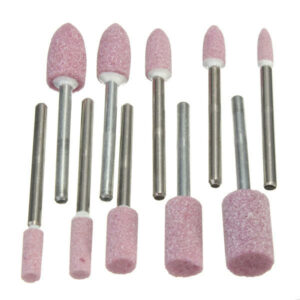 10pcs AbrasivE-mounted Stone Rotary Tool 1/8 Shank For Dremel