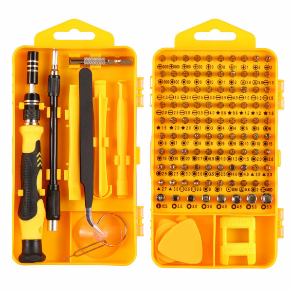 117-In-1 Multi Function Precision Screwdriver Set of Screw Driver Bit Hand Tools Repair Device Hand Tools