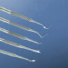 12 Type Nail Pusher Stainless Steel Double Sided Stirring Polish Powder Remover Cuticle Cleaner Spatulas Manicure Tool