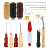 12PCS DIY Leather Craft Hand Tools Kit for Sewing Leather /Canvas