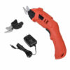 220V Electric Cordless Scissors Tailors Cutter Cutting Machine LED Light With 2 Blades