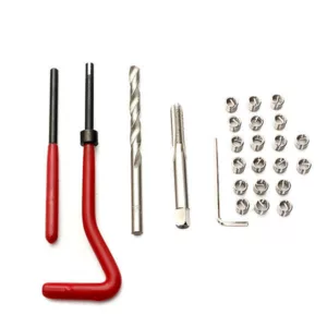 25 Piece Helicoil Thread Repair Recoil Insert Tools Kit M6 x 1.0 x 8.0mm