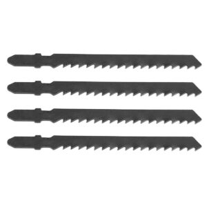 25pcs T144D Black HCS T Shank Jigsaw Blades Wood Plastic Metal Fast Cutting Tools