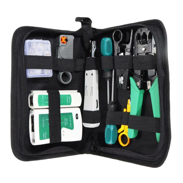 2KT-2170 Network Repair Tool Kit Network Cable Tester Test Plier Cutter Manual Combination Tool Set Hardware Tool Kit