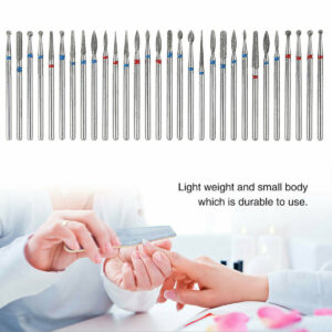 30Pcs/Set Diamond Nail Drill Bit For Art Nail Acrylic Cuticle Pedicure Tools