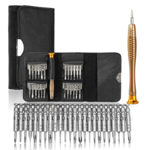 33 in 1 Cell Phone Repair Tools Torx Wallet Screwdriver Repair Tool Set for iPhone Cellphone