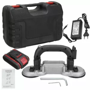 400KG Black Handheld Electric Tile Vibrator Automatic Leveling Machine Pro Tiling Tool