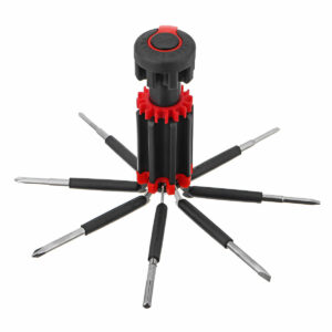 8 in 1 Multifunctional Screwdriver Cellphones Watches Home Appliances Repair Tools with Light