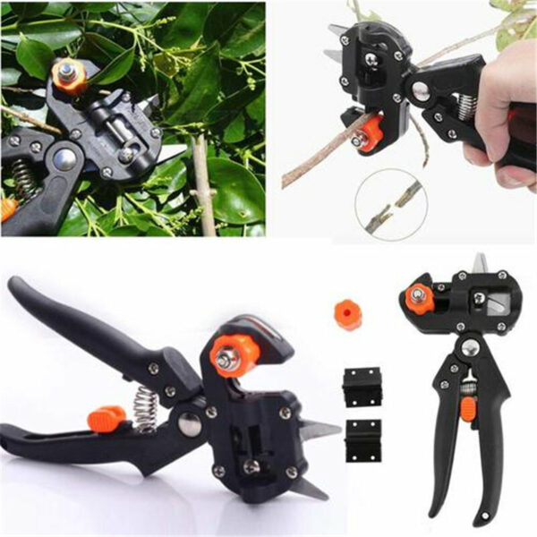 9Pcs Garden Grafting Tool Set Kit Fruit Tree Pro Pruning Shears Scissor Cutting Tools