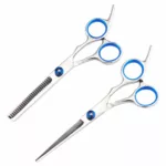 9pcs Hair Scissors Cutting Thinning Shears Comb Clips Scissors Kit