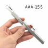 AAA-12S AAA-14S AAA-15S PrecisIion Pointed Tweezers Stainless Steel Clamps Lengthened Anti-Static Tweezer Tool