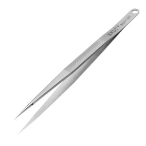 AAA-18K Precision Tweezer Straight Tip Tweezer Electronic Maintenance Tools Stainless Steel