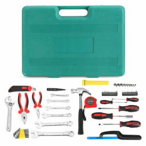 CREST 58pcs Multifunction Machine Repair Tools Kit with Plastic Toolbox