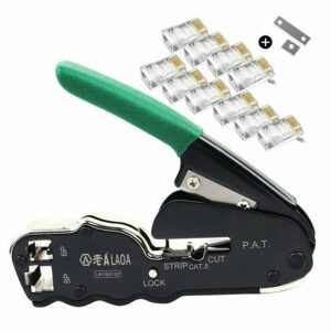 LAOA LA195107/LA195103 Portable Multifunctional 6P/ 8P Network Crimping Pliers Cable Wire Stripper