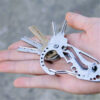 Multifunction Stainless Steel Portable Key Chain Holder Carabiner Wrench EDC Outdoor Tool