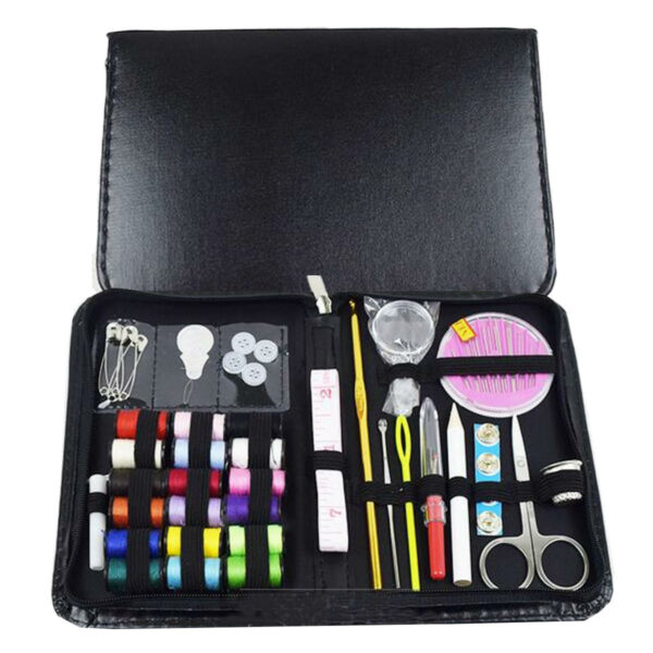 Multifunctional Sewing Kit Thread Threader Needle Tape Measure Scissor Storage Set