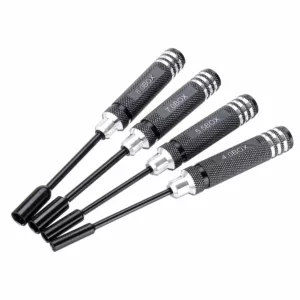 Raitool 4pcs 4.0/5.5/7.0/8.0mm Hex Screwdriver Tools NUT Key Socket Screwdriver Allen Screw Driver Set