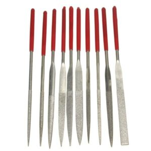 Raitool™ HT05 10pcs Ceramic Emery Rasp Diamond Needle Files Grinding Cutting Tool