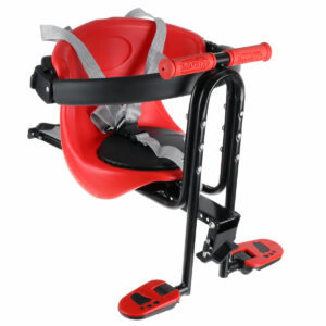 Safety Child Bicycle Seat Bike Front Baby Carrier Seat Kids Saddle With Foot Pedal