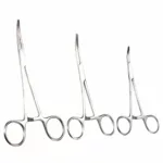 Self Locking Stainless Steel Straight Curved Forceps Nursing 12.5/14/16cm