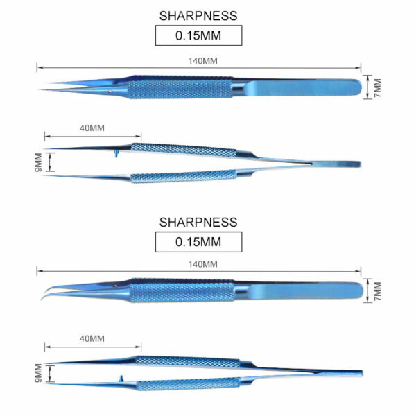 Titanium Alloy Tweezers Professional Maintenance of Fingerprint Flying Line Phone Motherboards Need Anti-magnetic Electronic Tweezers