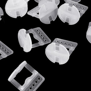 100pcs 1.5mm Tile Leveling System Plastic Spacers Tiling Tool Flooring Clips