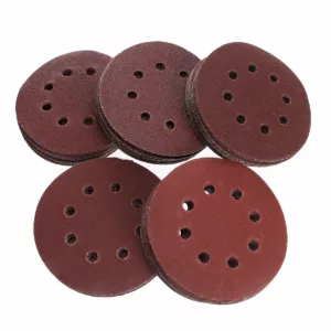 100pcs 5 Inch 8 Holes Abrasive Sandpaper Sanding Discs 125mm 40-240 Grit Sanding Paper