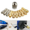 10pcs 0.5-3.2mm 4.3mm Shank Metal Drill Chuck Collet Bits Rotary Tool with Screw