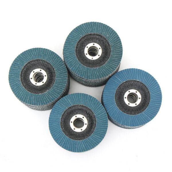 10pcs 125mm 40-120 Grit Metal Sanding Flap Discs Angle Grinder Wheels Abrasive Tool