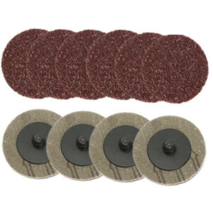 10pcs 2 Inch 50mm 36 Grit Roll Lock Sanding Discs