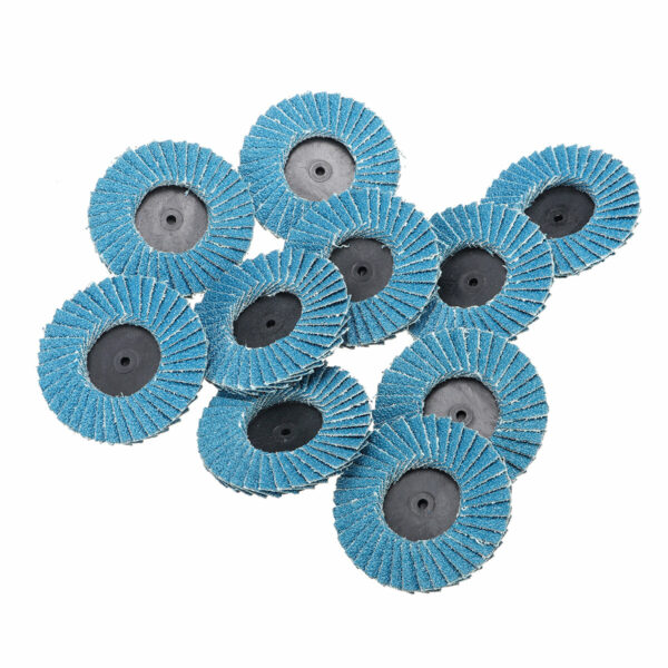 10pcs 2 Inch Sanding Flap Discs 60 and 80 Grit Roll Rock Sanding Disc Grinding Wheel