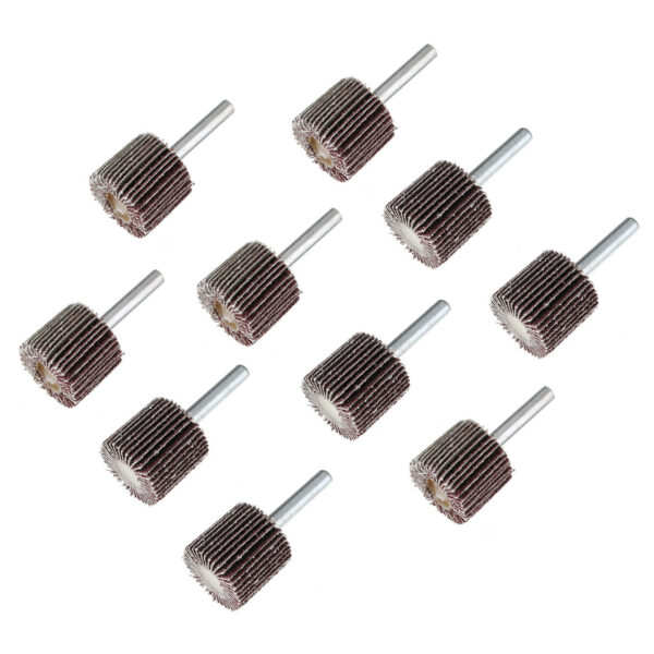 10pcs 25mm 40&80 Grit Flap Wheel Disc Set Sanding Drill Abrasive Sandpaper Polishing Tool