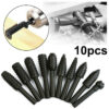 10pcs Rotary Burr Set 6mm Shank Wood Carving Polish Grinding Rasp Drill Bit Tool