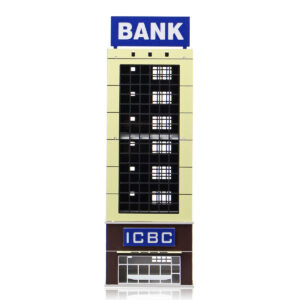 1/150 Outland Model Modern Building Bank N Scale FOR GUNDAM Gifts