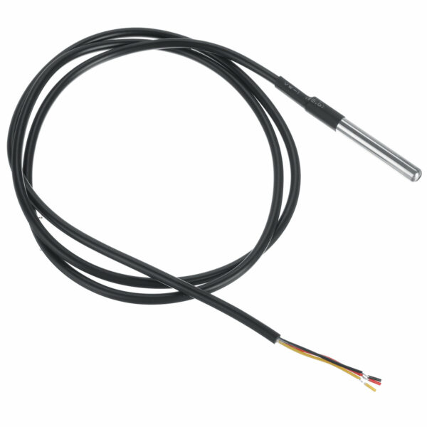 1/2 Meters Waterproof Temperature Probe -55 ℃~+125 ℃ DS18B20 Temperature Sensor