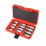 12pcs Hex Bit Socket Set Batch Head Chrome Vanadium Steel Screwdriver Bit Sockets Metric Imperial System