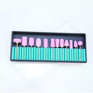 12pcs Nail Drill Grinding Bit Polishing Wheel for Electric Grinder Drill