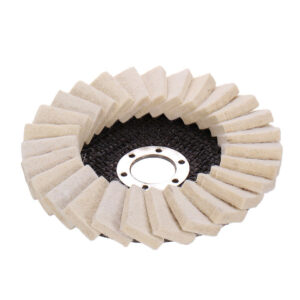 130mm Stianless Steel Wool Felt Flap Polishing Wheel Disc Angle Grinder Buffing Pads For Medical Glass Marble