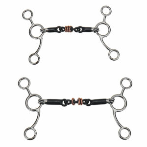 135mm/145mm Stainless Steel Horse Mouth Ring Jointed Bit Equestrian Snaffle Tool