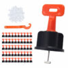 151PCS Reusable Tile Leveling System Kit Flat Ceramic T-Lock Locator Spacer Tool