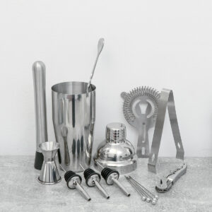 16Pcs Beautify Stainless Steel Cocktail Making Set Parisian Shaker Set Gift