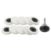 2 Inch Sanding Polishing Disc Pad Holder With 10pcs Wool Pads For Rotary Tool